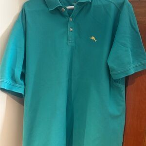 Tommy Bahama Turquoise Polo Shirt